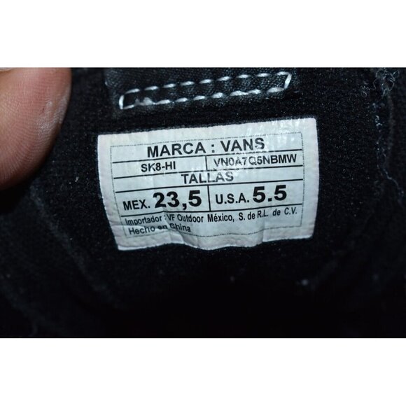 Vans Sk8-Hi Dia De Los Muertos Size Men 5.5 Women 7 Glow in the Dark Skull Shoes - Picture 10 of 10